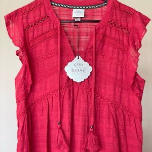 New with tags Knox Rose gypsy baby doll dress. Large.